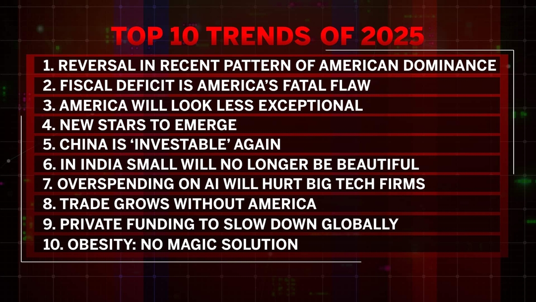 Top 10 Trends of 2025 with Ruchir Sharma & Prannoy Roy